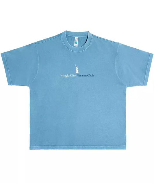 Magic City Fitness Club Tee (Pebble Blue)